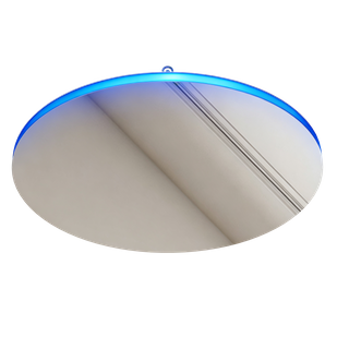 Mirror with Illuminated LED edge - circular shape