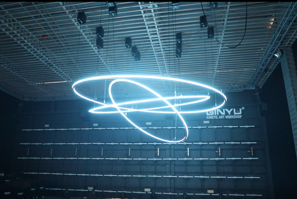 Customized 5m Big Ring With 15KG DMX Winches